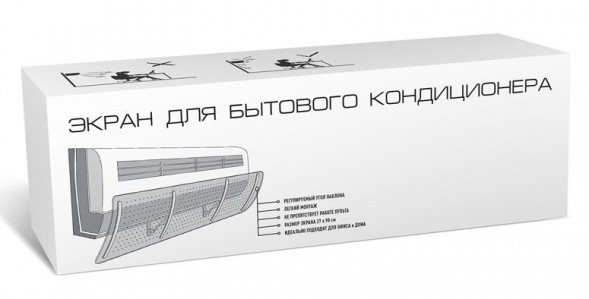 Аксессуар TOPPERR 3440 Экран для бытовых кондиционеров (прозрачный)
