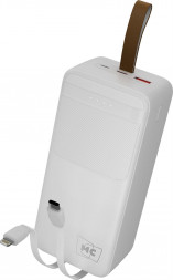 Powe Bank MORE CHOICE (4620202552846) PB59-40 40000mAh 1USB+1Type-C+1micro USB 3.0A 22.5W PD20WP, белый