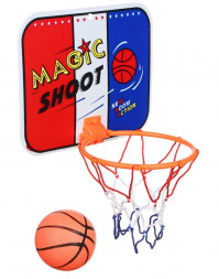 Подвижные игры на воздухе SILAPRO Набор для баскетбола детский (корзина 23х18см, мяч), пластик, ПВХ 134-111