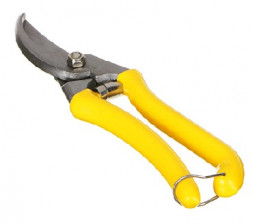 Секатор INBLOOM Секатор садовый 8" (углеродистая сталь50), оксид. покрытие, возврат.пружина, PР-рукоять 186-