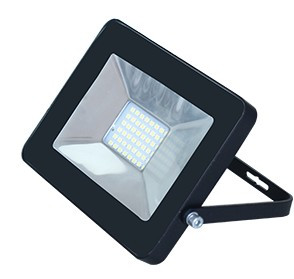 Светодиодный Прожектор ECOLA JPBV10ELB 10.0W 220V 4200K IP65 тонкий Черный 115х80х14