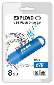 USB флэш-накопитель EXPLOYD 8GB-570-синий