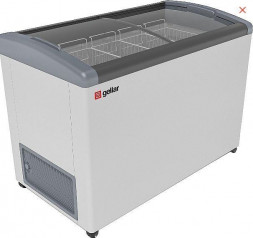 Морозильник GELLAR FG 475 E серый (ларь, стекло)