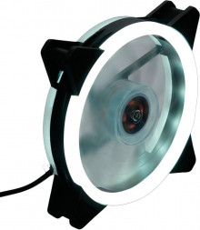 Вентилятор GEMBIRD (22722) 120x120x25, подсветка, белый