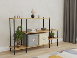 Этажерка ЗМИ Этажерка 64 "НеШкаф" (Системы открытого хранения) (Черный) ЭТНШ64 Ч