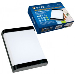 СВЕТИЛЬНИКИ ПОТОЛОЧНЫЕ ЛЮСТРЫ VOLPE (UL-00006711) ULW-Q280 22W/4000K/S02 IP65 BLACK