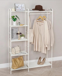 Гардеробная система ЗМИ Гардеробная система Валенсия 1 (VALENCIA 1 clothes rack) (Белый) ГСВ1 Б