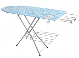 Гладильная доска ИСТОК НЕВА 6 1240х355 мм с удлинителем с полкой для утюга и белья арт.ДГН6