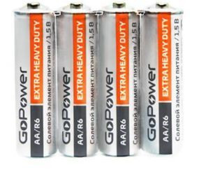 Элементы питания GOPOWER (00-00015592) Extra Heavy Duty AA/ R06