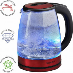 Чайник электрический SCARLETT SC-EK27G102 красный