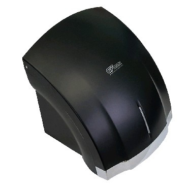 Сушилка для рук GFMARK 6940 Устройство для сушки рук ЧЁРНЫЙ С ХРОМИРОВАННОЙ ПОЛОСОЙ 1800W