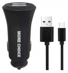 АЗУ MORE CHOICE (4627151192147) AC23a АЗУ 2USB 2.4A для Type-C Black