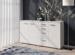 Комод НК-МЕБЕЛЬ FUN комод КД-4 Белый 71336953 (2 кор.)