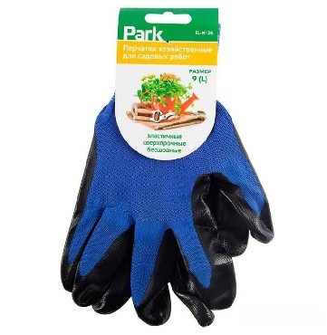 Хоз. товары PARK EL-N126 перчатки хозяйственные размер 9 (L) (001058)