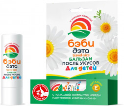 БЭБИ-ДЭТА бальзам-карандаш после укусов насекомых 4,2г travel-size/24 (66704689)