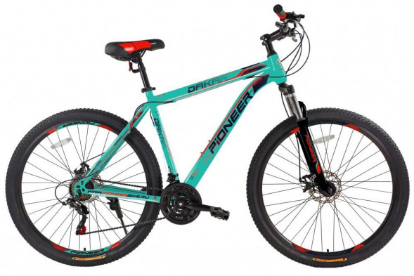 Велосипед PIONEER DAKAR 29&quot;/19&quot; MINT-DARKBLUE-RED
