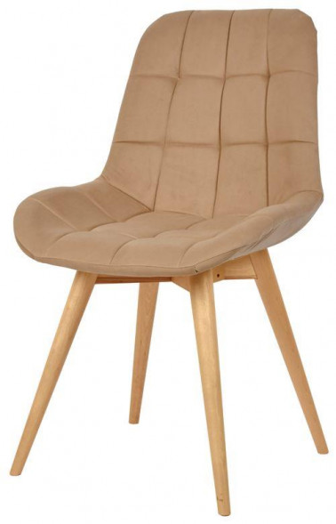 Стул обеденный POLINI Home Verona SD, бежевый-натуральный (2 кор.)