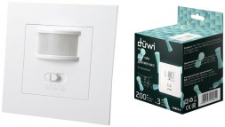 Датчик движения встраиваемый DUWI 25825 4 DDV-05 500Вт 160° белый