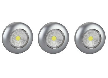 Фонарь-подсветка REV 29100 8 Pushlight 3Pack металлик