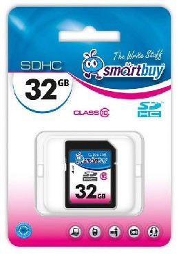 Карта памяти SMARTBUY (SB32GBSDCL10-00) SDHC 32GB Class10