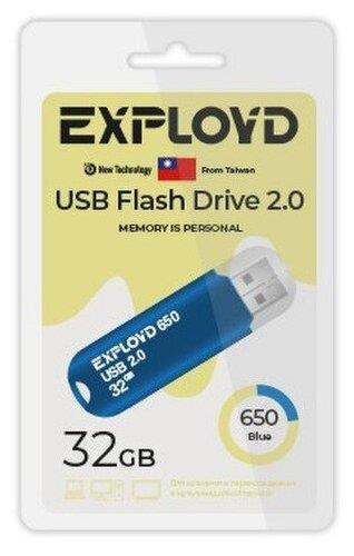 USB флэш-накопитель EXPLOYD EX-32GB-650-Blue