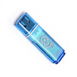 USB флеш SMARTBUY (SB8GBGS-B) 8GB GLOSSY SERIES BLUE