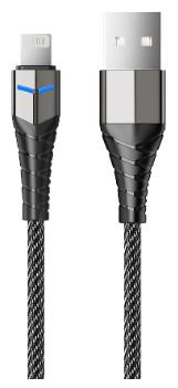 Кабель ACCESSTYLE AL24-F100LED Black-Gray