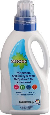 Биотуалет ЭКУМ Жидкость-расщепитель Девон-Н 1л. (для биотуалетов, выгребных ям, удаления запахов и загрязнений