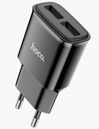 СЗУ HOCO (6931474749482) СЗУ HOCO C88A Star round dual port черный