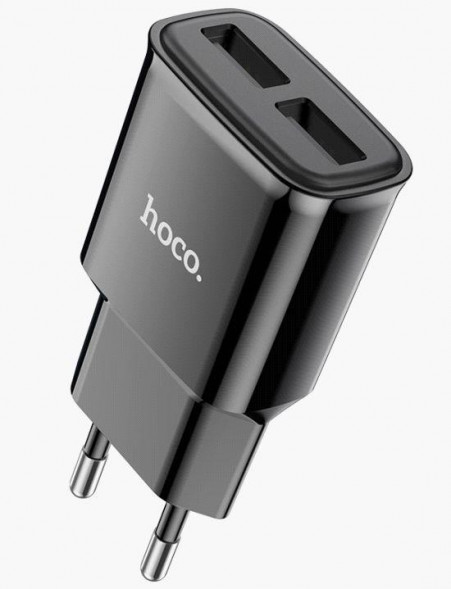 СЗУ HOCO (6931474749482) СЗУ HOCO C88A Star round dual port черный