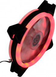 Вентилятор GEMBIRD (22723) 120x120x25, подсветка, красный