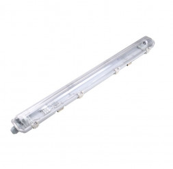 СВЕТИЛЬНИКИ ПОТОЛОЧНЫЕ ЛЮСТРЫ UNIEL (UL-00006465) ULW-T41C T8x1/L156 IP65 WHITE Светильник линейный накладной. Без лампы. Цоколь G13, под LED лампу Т8 (ЛПО 1х58). TM Uniel.