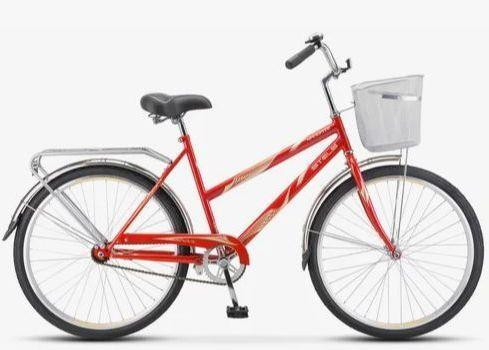 Велосипед STELS Navigator-305 С 28&quot; Z010 LU101060 LU094720 20&quot; Красный 2023 + корзина