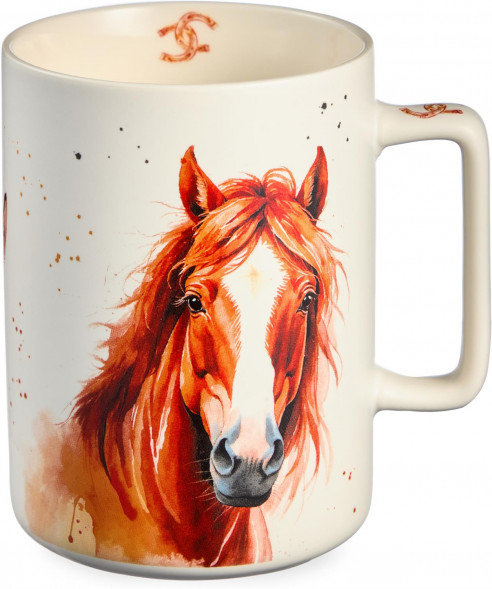 Кружка LEFARD КРУЖКА &quot;КОНИ В ДЕЛЕ&quot; 400МЛ 260-1061