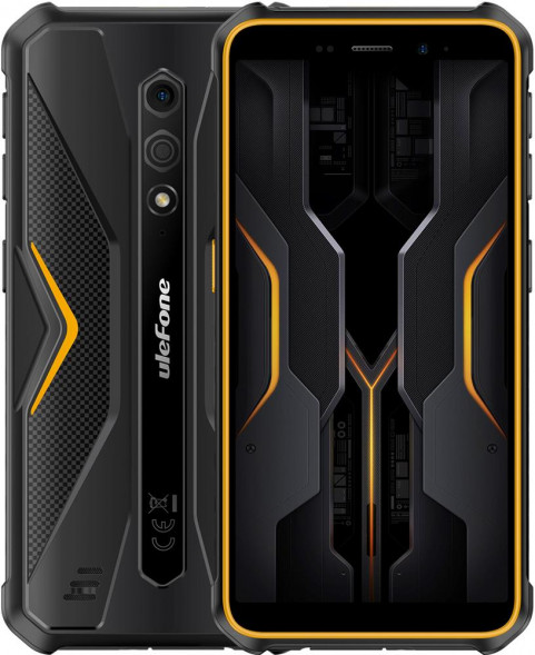 ULEFONE Смартфон Armor X12 Pro 4+64GB Orange/5.45? HD+/IPS/MTK G36/And13/13MP/8MP/IP69K/4860mAh