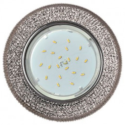 встраиваемый светильник ECOLA FY53CMEFB GX53 H4 LD7069 Модерн Тонированный / Хром