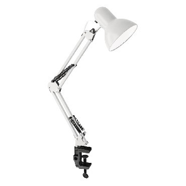 Светильник настольный ULTRAFLASH (12894) UF-312P С01 белый (Светильник настольный,230V 60W)