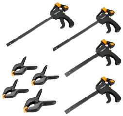 Струбцина DEKO CLS70-300, 8 шт 70 мм, 150 мм, 300 мм 065-0668