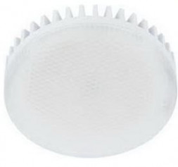 Лампа светодиодная ECOLA T5NV10ELC GX53 10,0W TABLET 220V 4200K матовое стекло (ребристый алюм. радиатор) 27х75