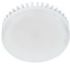 Лампа светодиодная ECOLA T5NV10ELC GX53 10,0W TABLET 220V 4200K матовое стекло (ребристый алюм. радиатор) 27х75