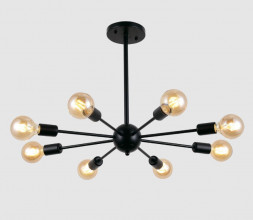 СВЕТИЛЬНИКИ ПОТОЛОЧНЫЕ, ЛЮСТРЫ RITTER 52558 5 Modern 00568/8 8хE27