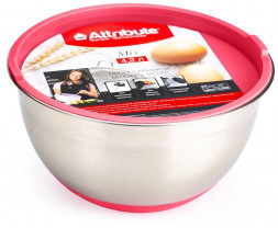 Миска с крышкой ATTRIBUTE ASS020R Миска с крышкой MIX красная 4.2л