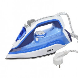 Утюг LEBEN 249-013 белый/синий