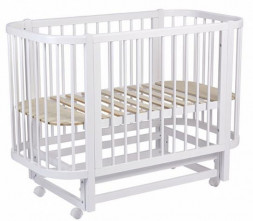 Кроватка POLINI Кроватка детская kids Simple 350, белый (1 кор.)