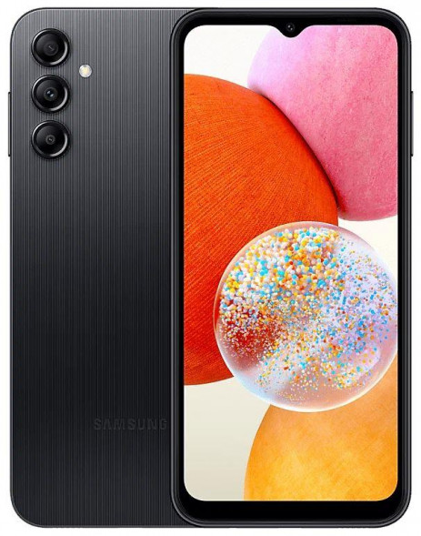 Смартфон SAMSUNG Galaxy A14 4/128Gb Black (SM-A145FZKVCAU)