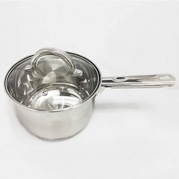 Ковш WEBBER BE-127/2 со стекл.крышкой 2,1л