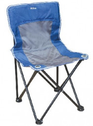 Стул походный NIKA Премиум 2 складной синий/серый ПСП2/СС