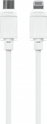 Кабель MORE CHOICE (4620202553874) K67ia USB 3.0A PD 27W для Lightning ng 8-pin Type-C - 1м , белый