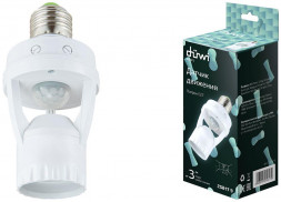 Датчик движения интегрируемый DUWI 25817 9 DDL-01 60Вт E27 белый