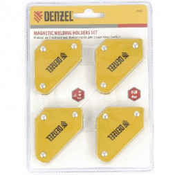 Сварочное оборудование DENZEL Набор из 4 магнитных фиксаторов для сварочных работ 97555